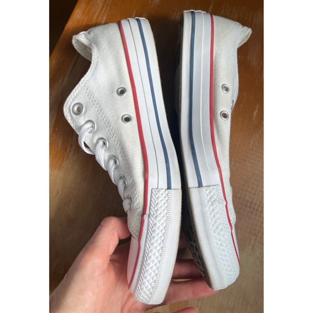 Converse All Star White Sneakers Chuck Casual Shoes Grunge Womens Unisex 5/7 - Picture 10 of 11